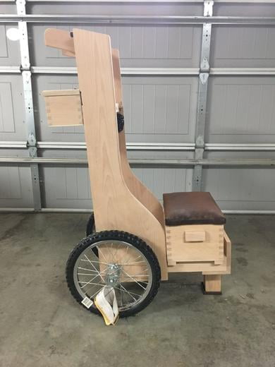 Unfinished cart