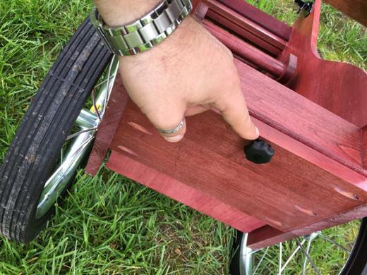 Lower unit thumb screw (on red river cherry)